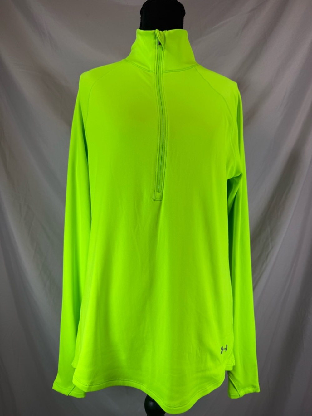 Under Armour ColdGear 1/2 Zip Jacket - Neon Yellow - XL‎ (Women’s)